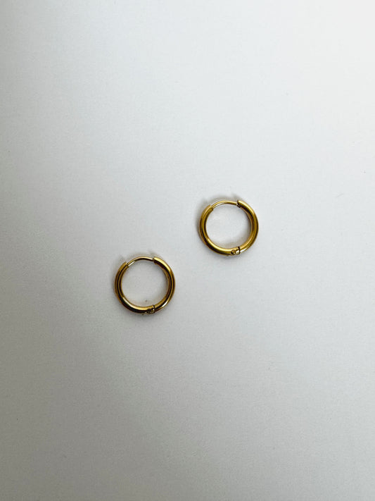 12mm Gold Daily Hoop