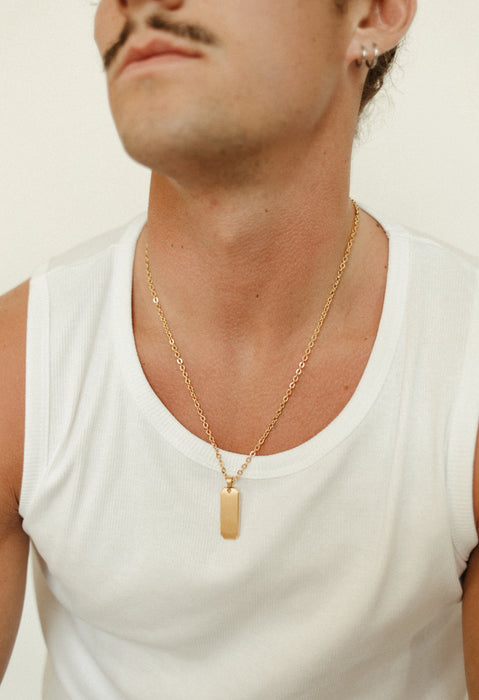 Men's Bar Pendant