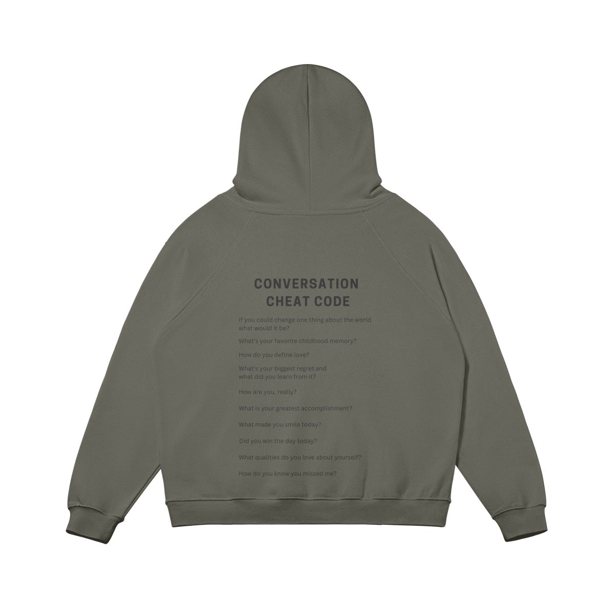 Conversation Cheat Code Hoodie