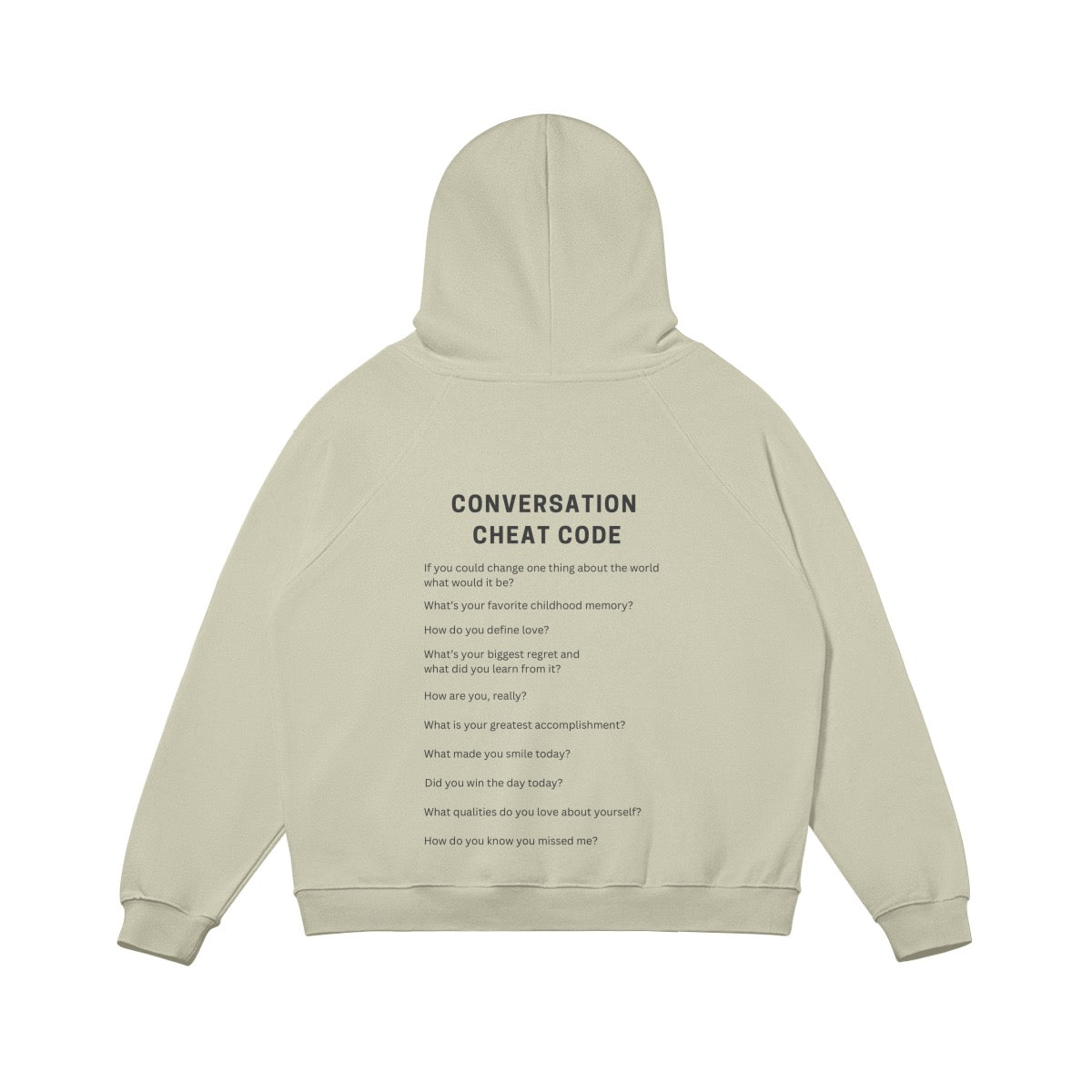 Conversation Cheat Code Hoodie