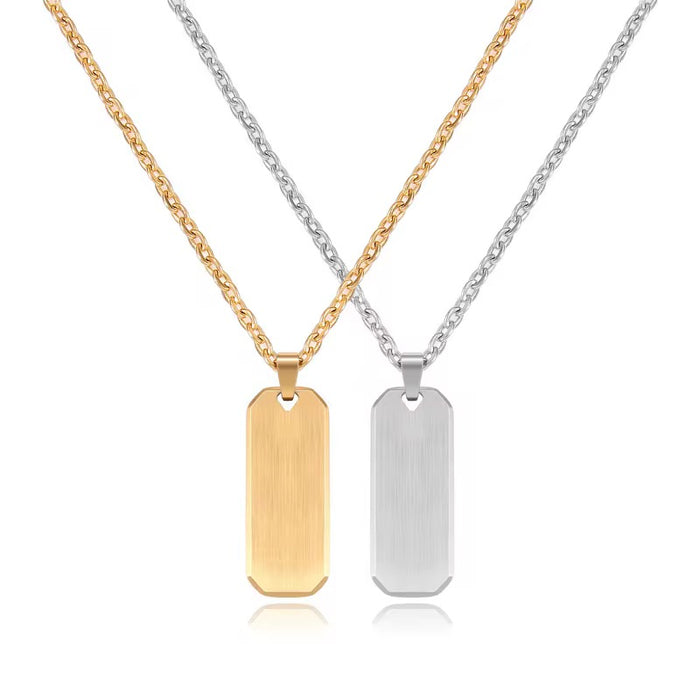 Men's Bar Pendant