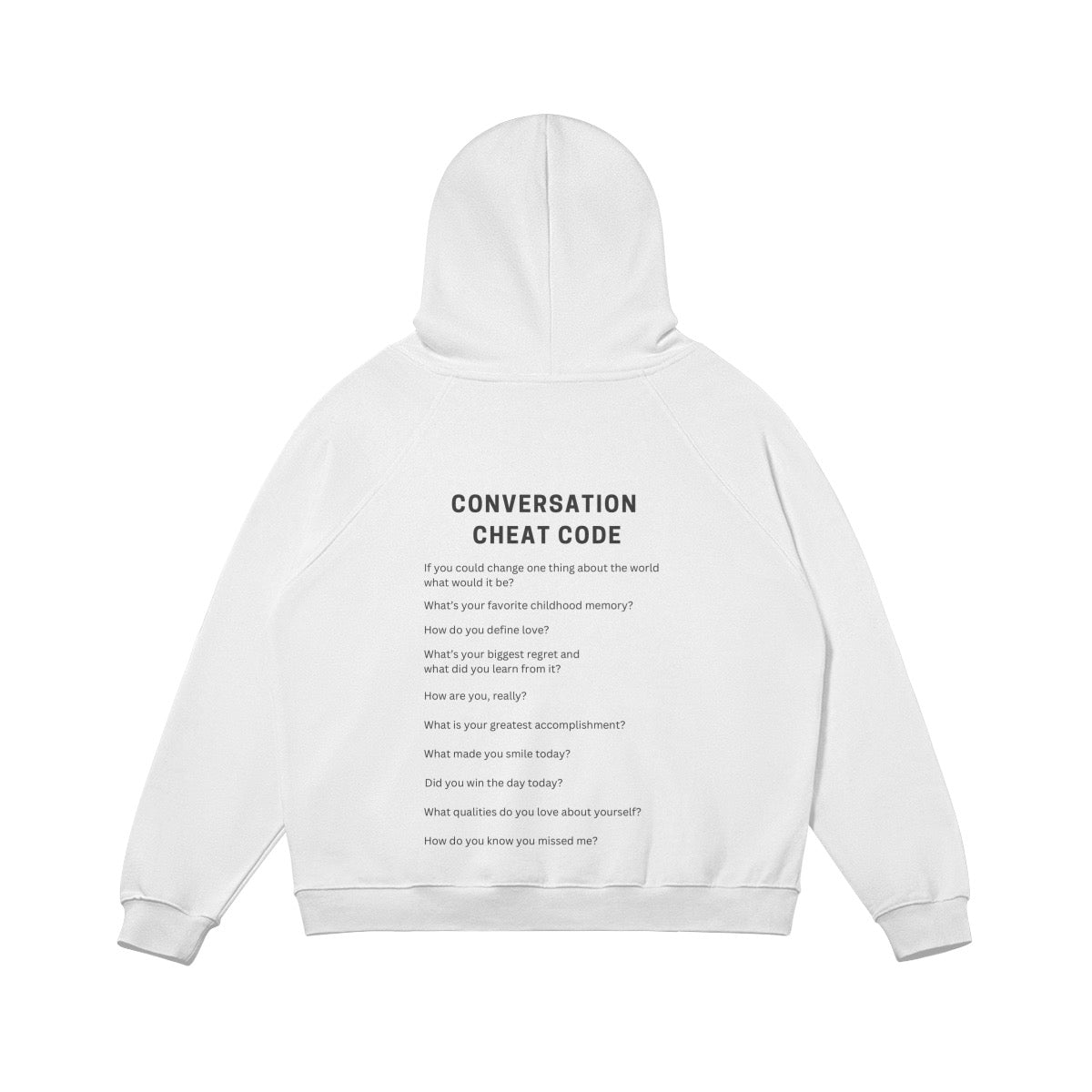 Conversation Cheat Code Hoodie