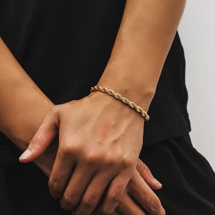 Men's Rope Link Bracelet
