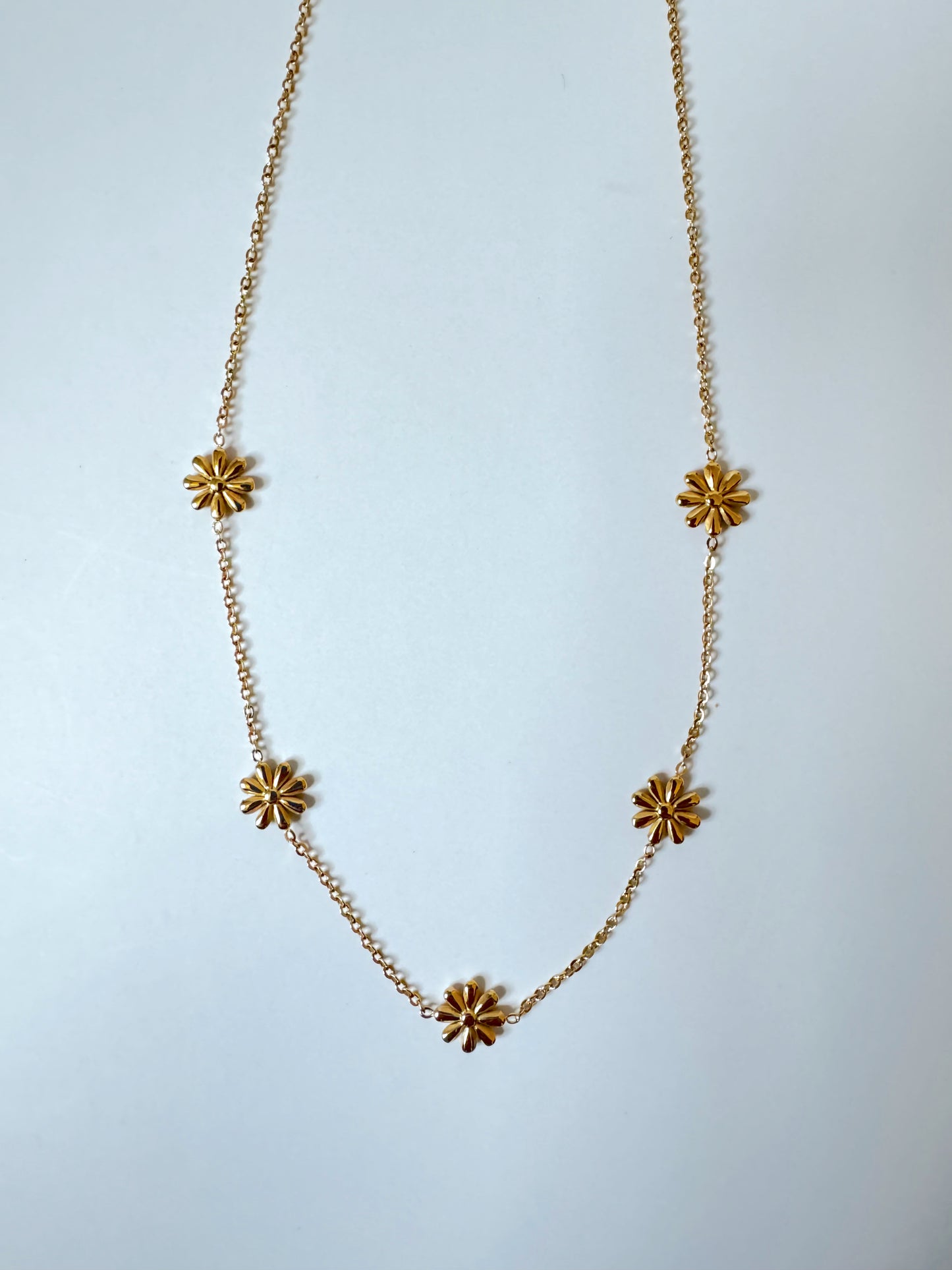 Flower Link Necklace