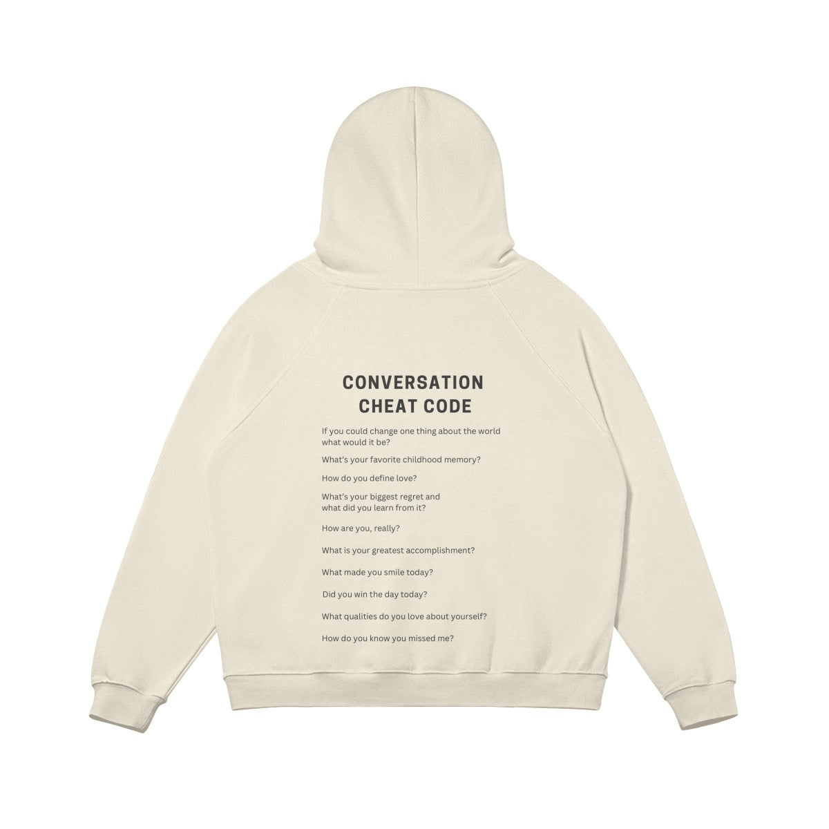 Conversation Cheat Code Hoodie