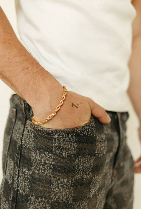 Men's Rope Link Bracelet