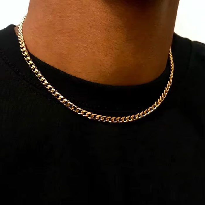 Unisex Classic Cuban Chain Necklace