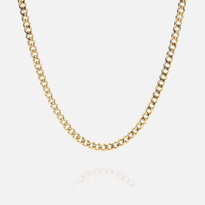 Unisex Classic Cuban Chain Necklace